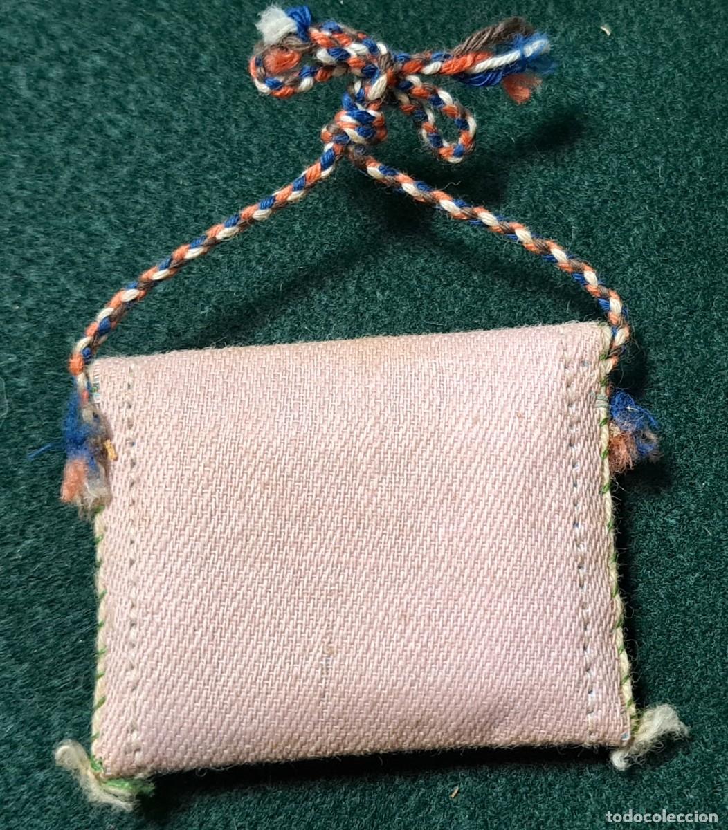 Antig&uuml;edades: Bolsa devocional con librito de los santos evangelios, siglo XIX - Foto 4