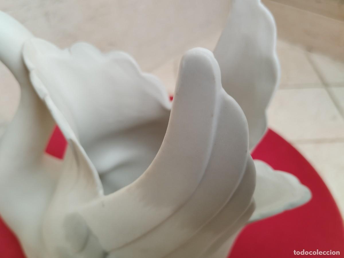 Antig&uuml;edades: CISNE FABRICADO EN PORCELANA BISCUIT - Foto 5