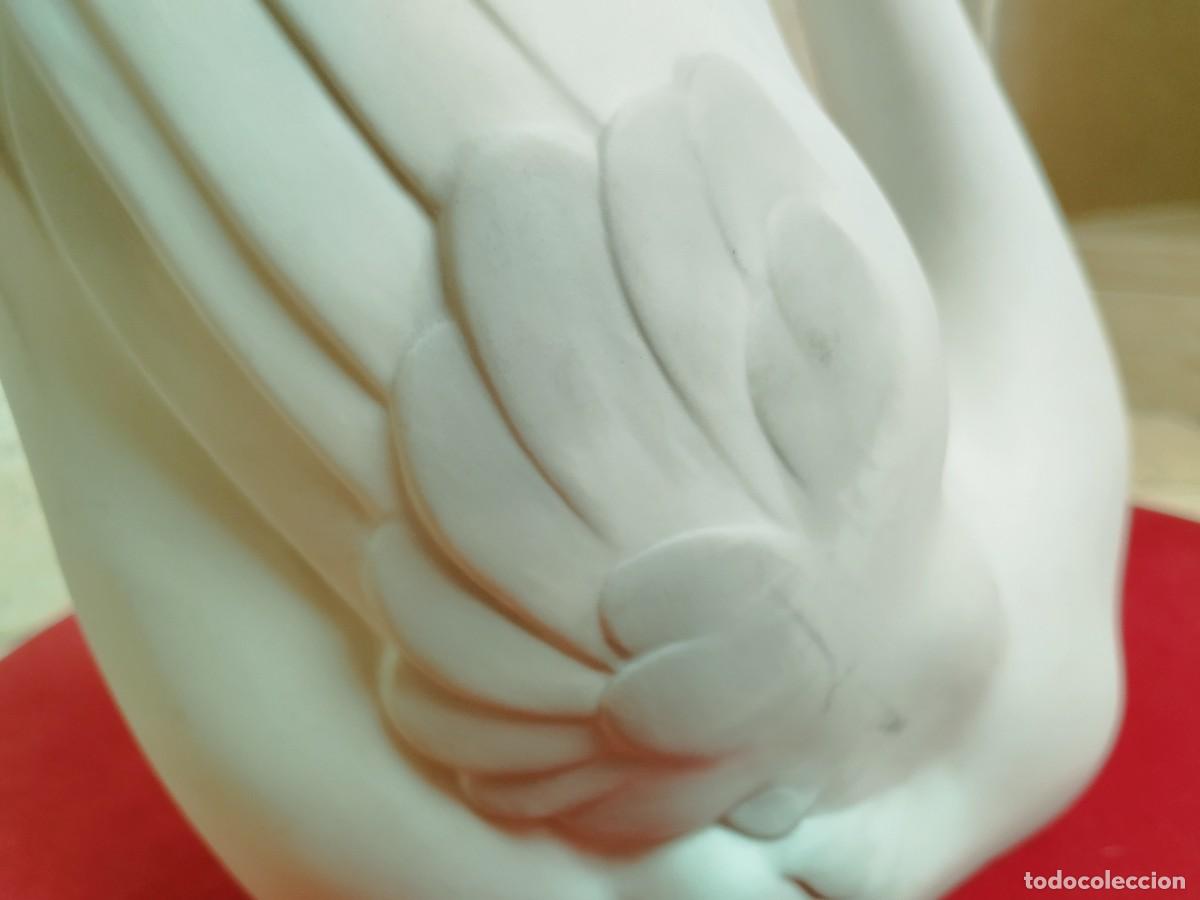 Antig&uuml;edades: CISNE FABRICADO EN PORCELANA BISCUIT - Foto 6