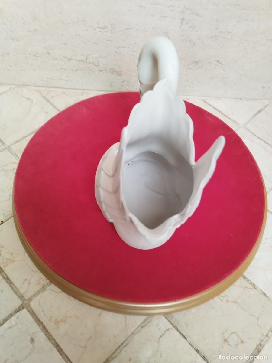 Antig&uuml;edades: CISNE FABRICADO EN PORCELANA BISCUIT - Foto 7