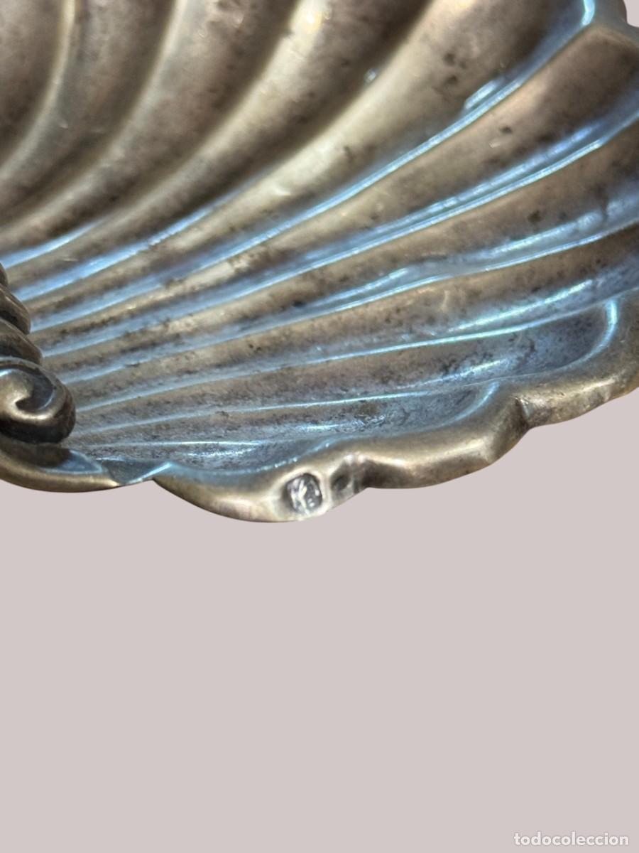 Antig&uuml;edades: concha de plata bautismo - Foto 3