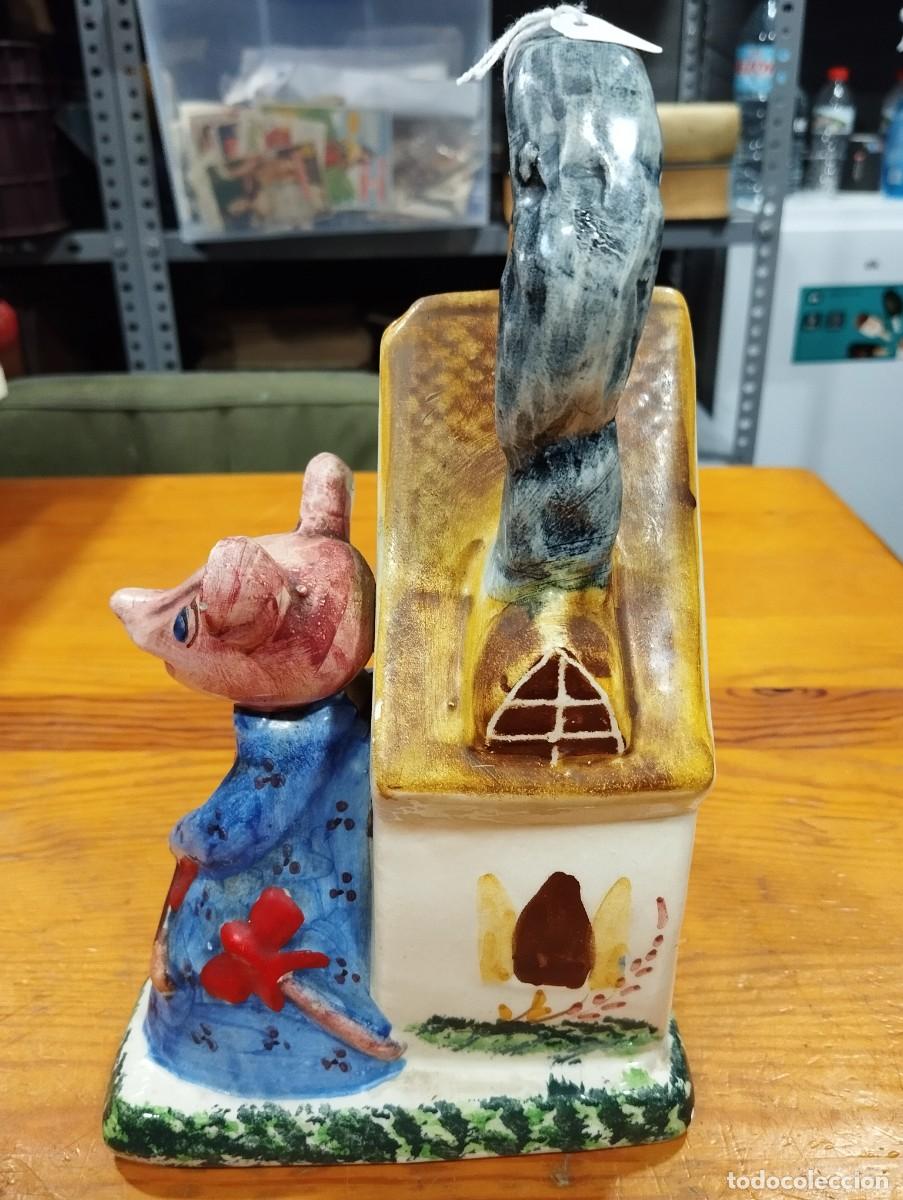 Antig&uuml;edades: CANTARO BOTIJO ANTIGUO (RATA CON CASA), - Foto 5