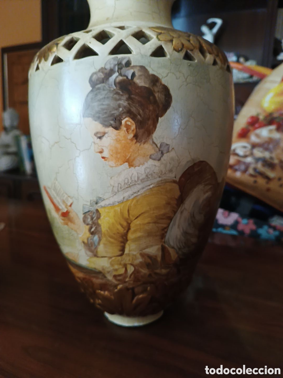 Antig&uuml;edades: Precioso jarr&oacute;n de cer&aacute;mica - Foto 2