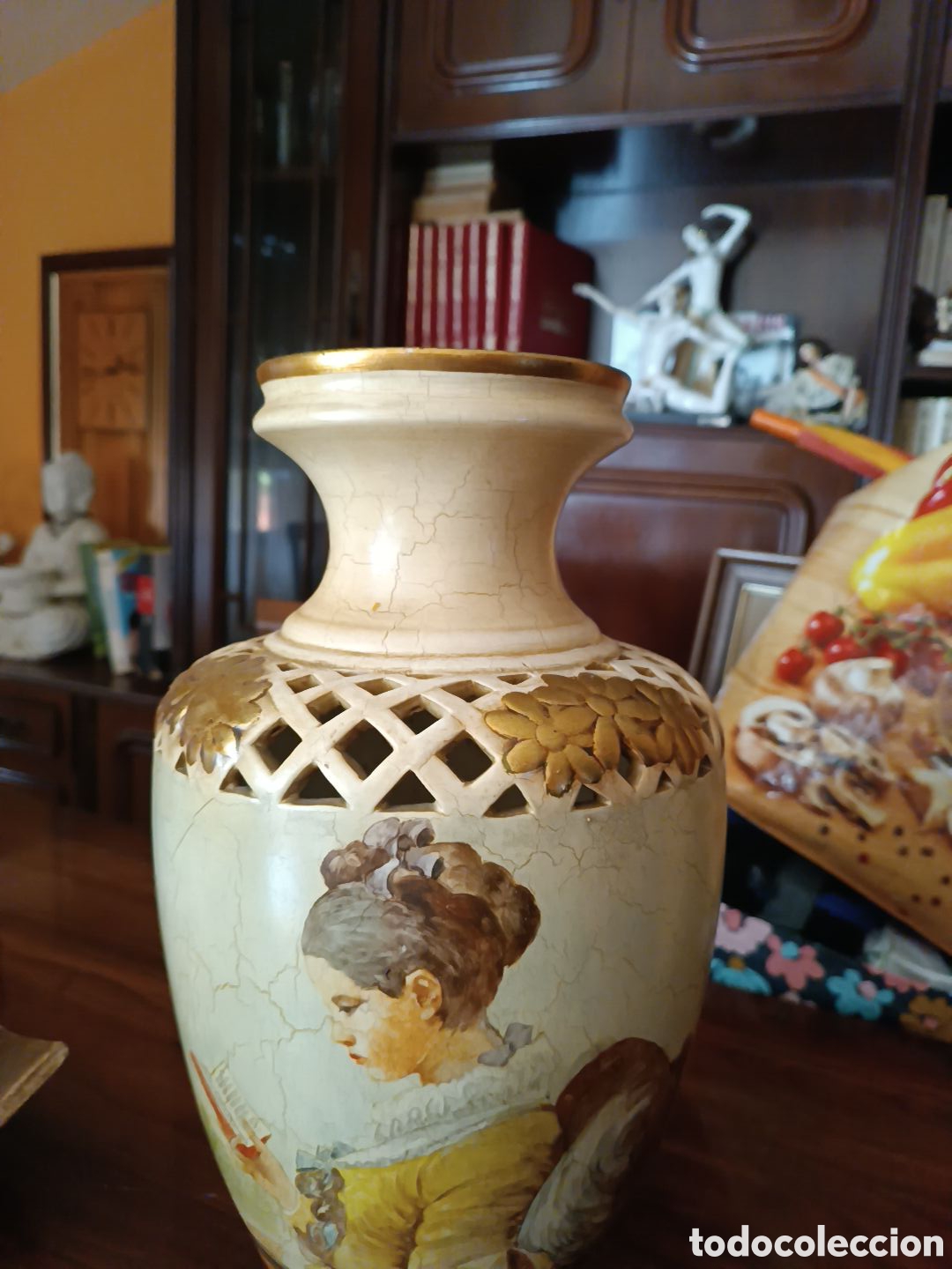 Antig&uuml;edades: Precioso jarr&oacute;n de cer&aacute;mica - Foto 3