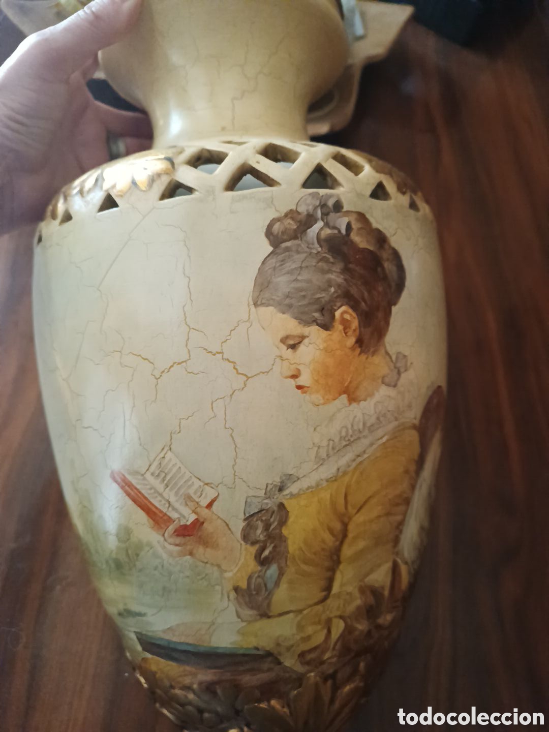 Antig&uuml;edades: Precioso jarr&oacute;n de cer&aacute;mica - Foto 11