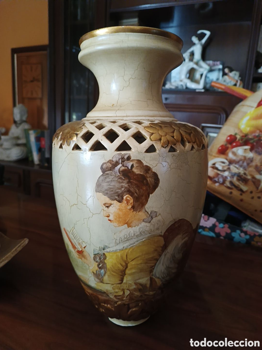Antig&uuml;edades: Precioso jarr&oacute;n de cer&aacute;mica - Foto 1