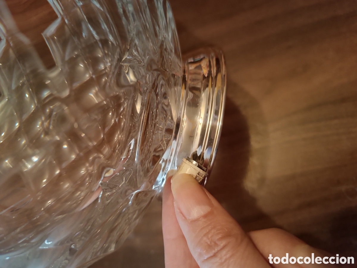 Antig&uuml;edades: Centro de mesa con base de plata - Foto 13