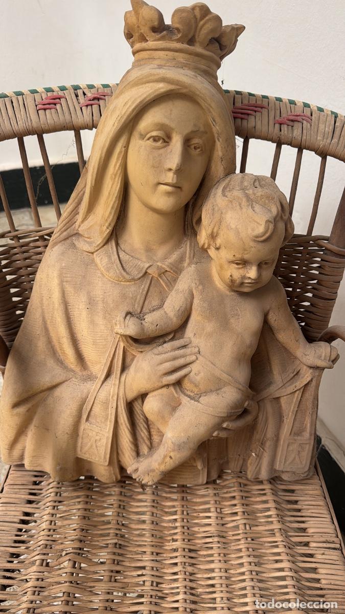 Antig&uuml;edades: Busto Virgen del Carmen - Foto 1