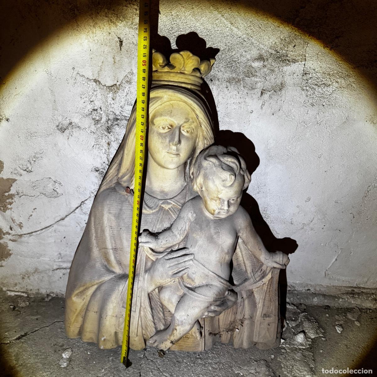 Antig&uuml;edades: Busto Virgen del Carmen - Foto 7