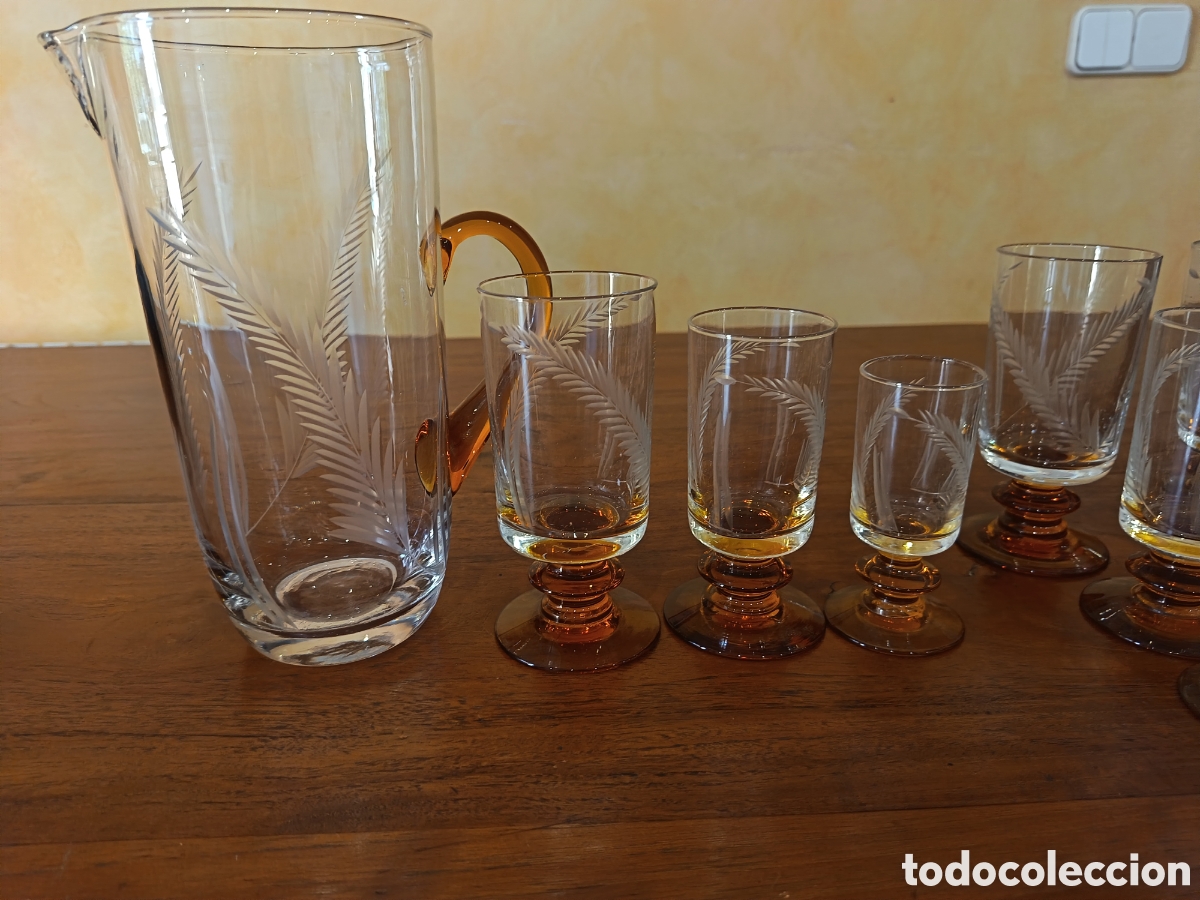 Antig&uuml;edades: Copas de cristall talladas a mano - Foto 2