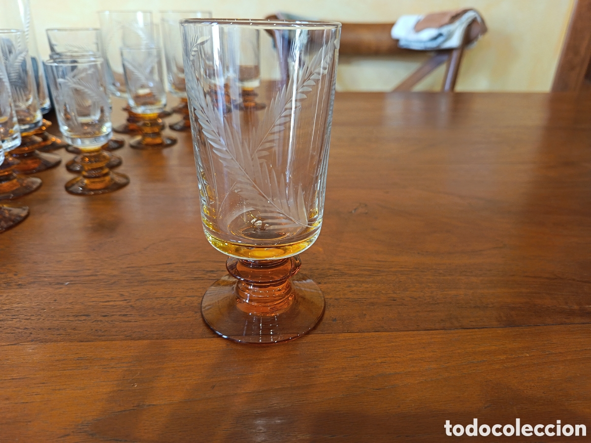 Antig&uuml;edades: Copas de cristall talladas a mano - Foto 3