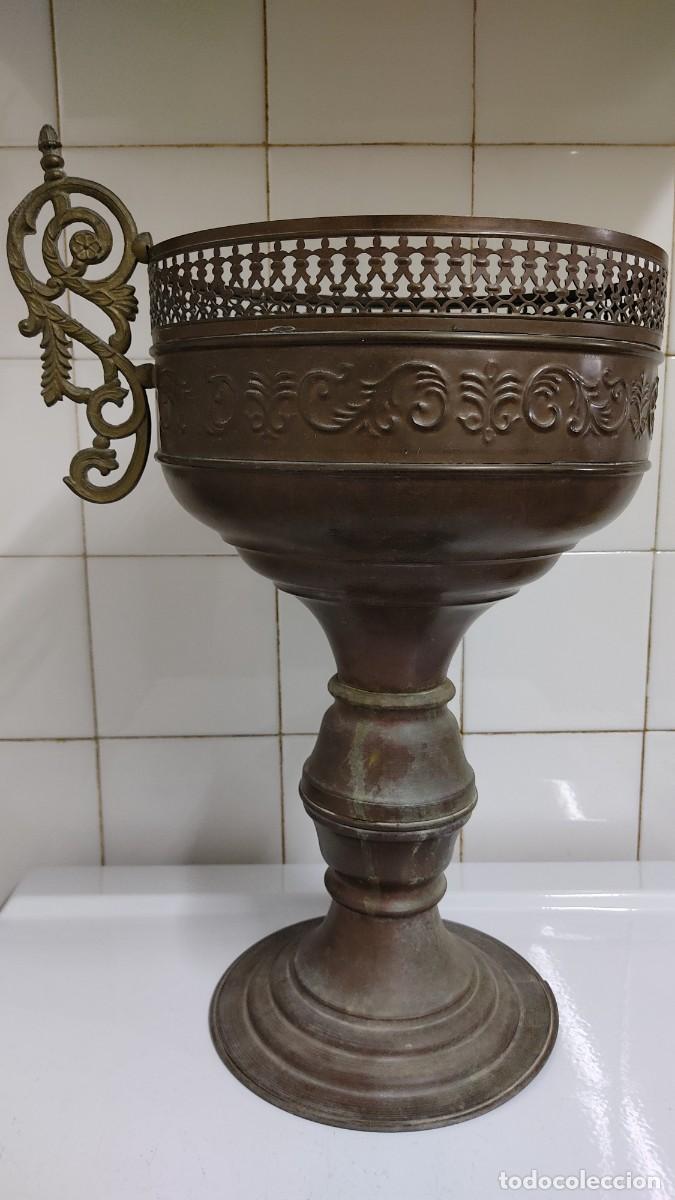 Antig&uuml;edades: Lote de antiguos maceteros estilo romano - Foto 12