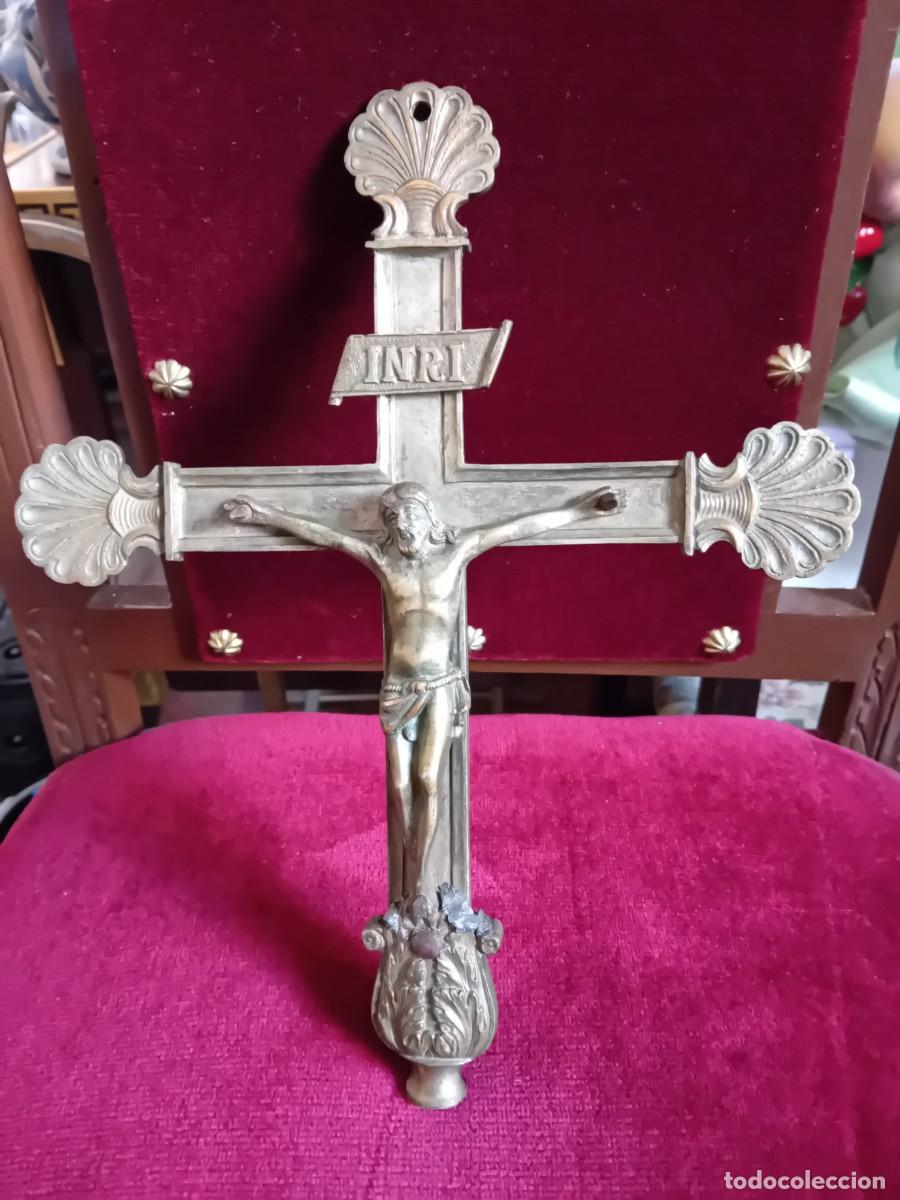 Antig&uuml;edades: Cristo siglo XIX procesional - Foto 1