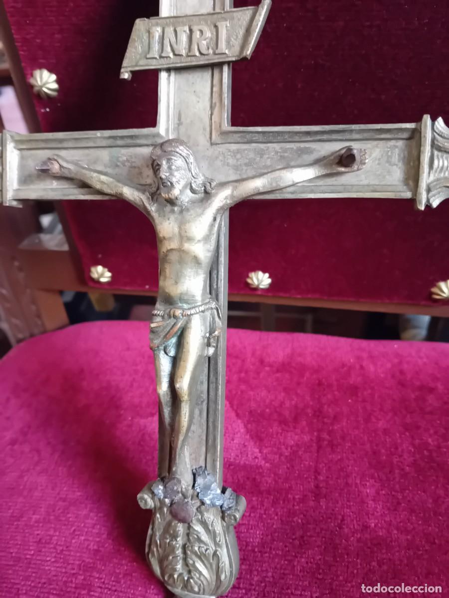 Antig&uuml;edades: Cristo siglo XIX procesional - Foto 2