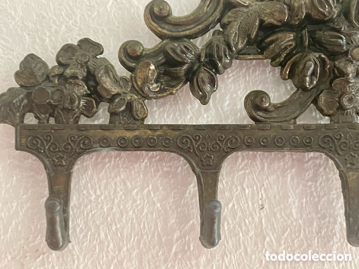 Antig&uuml;edades: Soporte para llaves de pared - Foto 2