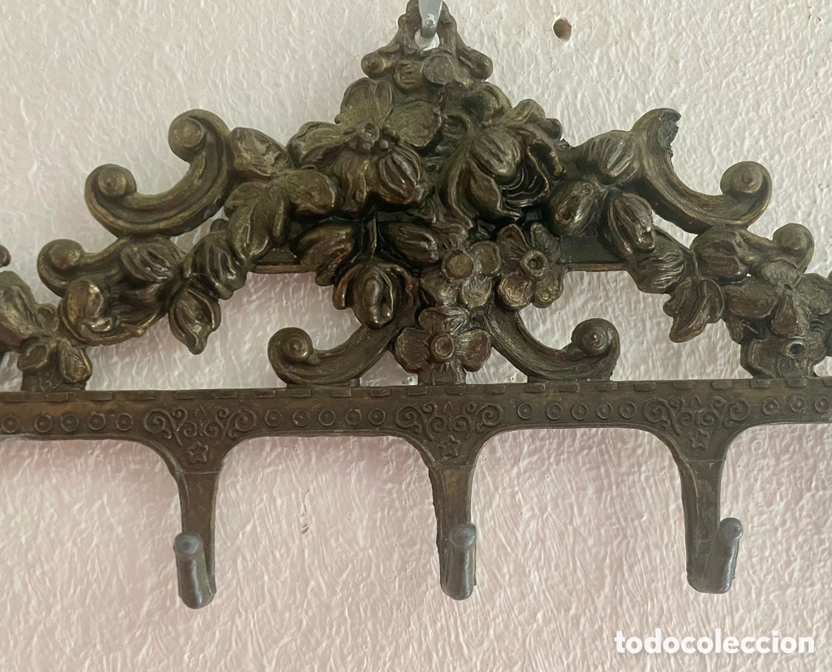 Antig&uuml;edades: Soporte para llaves de pared - Foto 4