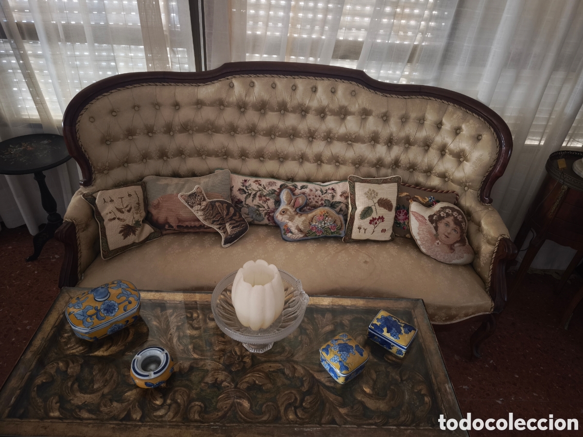 Antig&uuml;edades: Conjunto sal&oacute;n isabelino - Foto 5