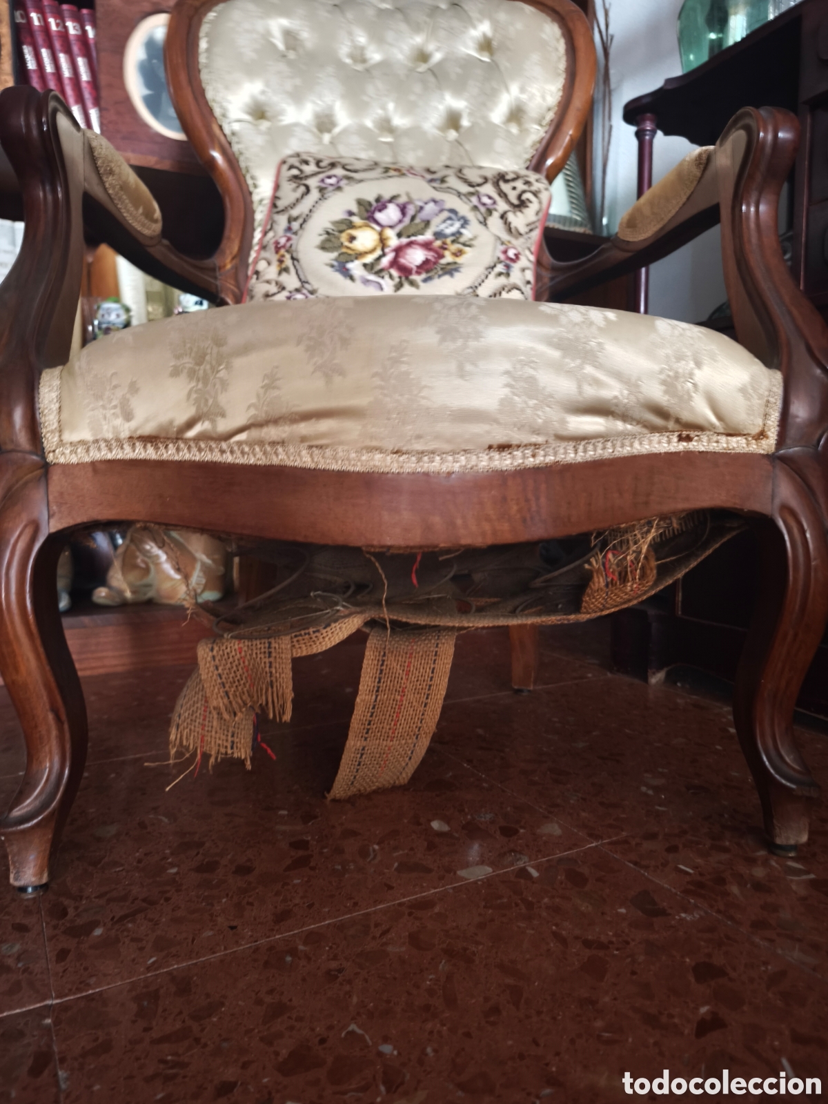 Antig&uuml;edades: Conjunto sal&oacute;n isabelino - Foto 11