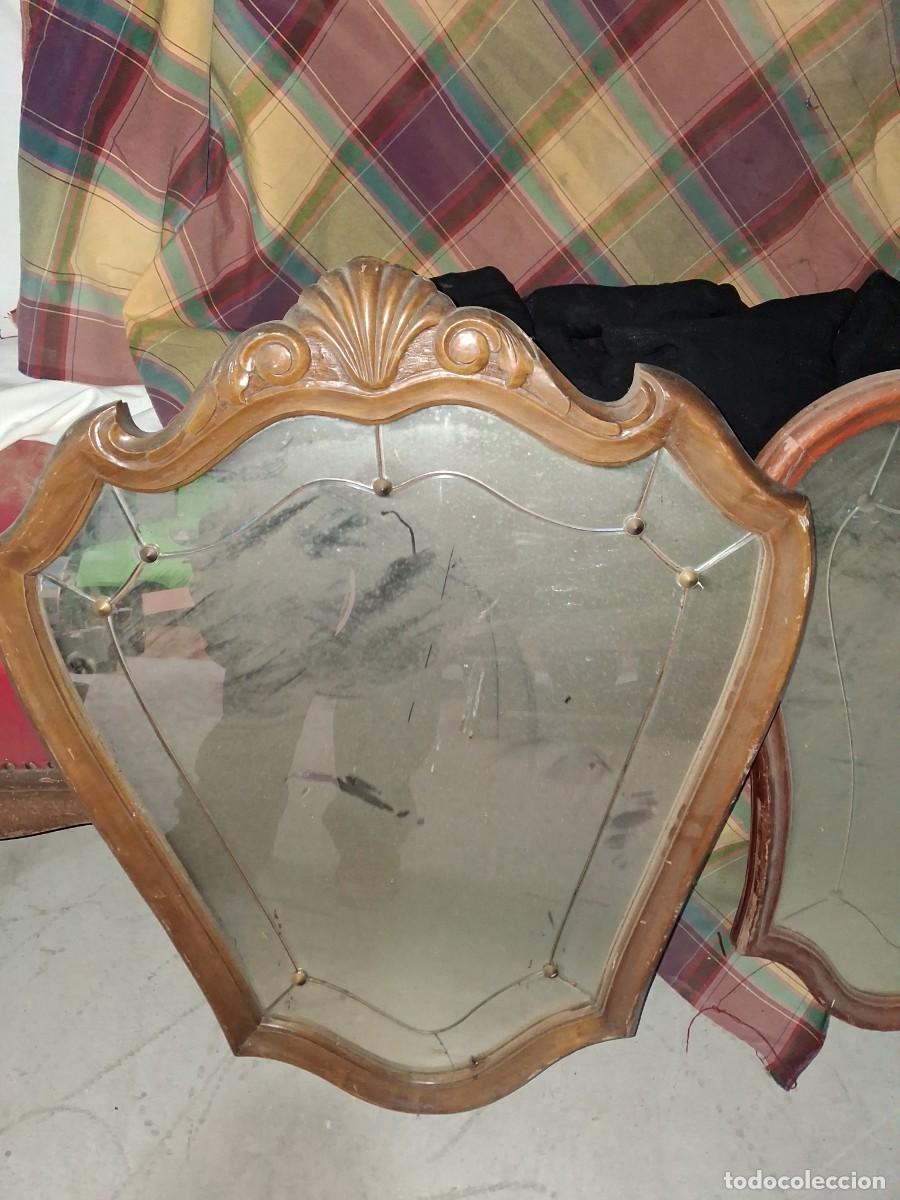 Antig&uuml;edades: Espejo antiguo en madera - Foto 1