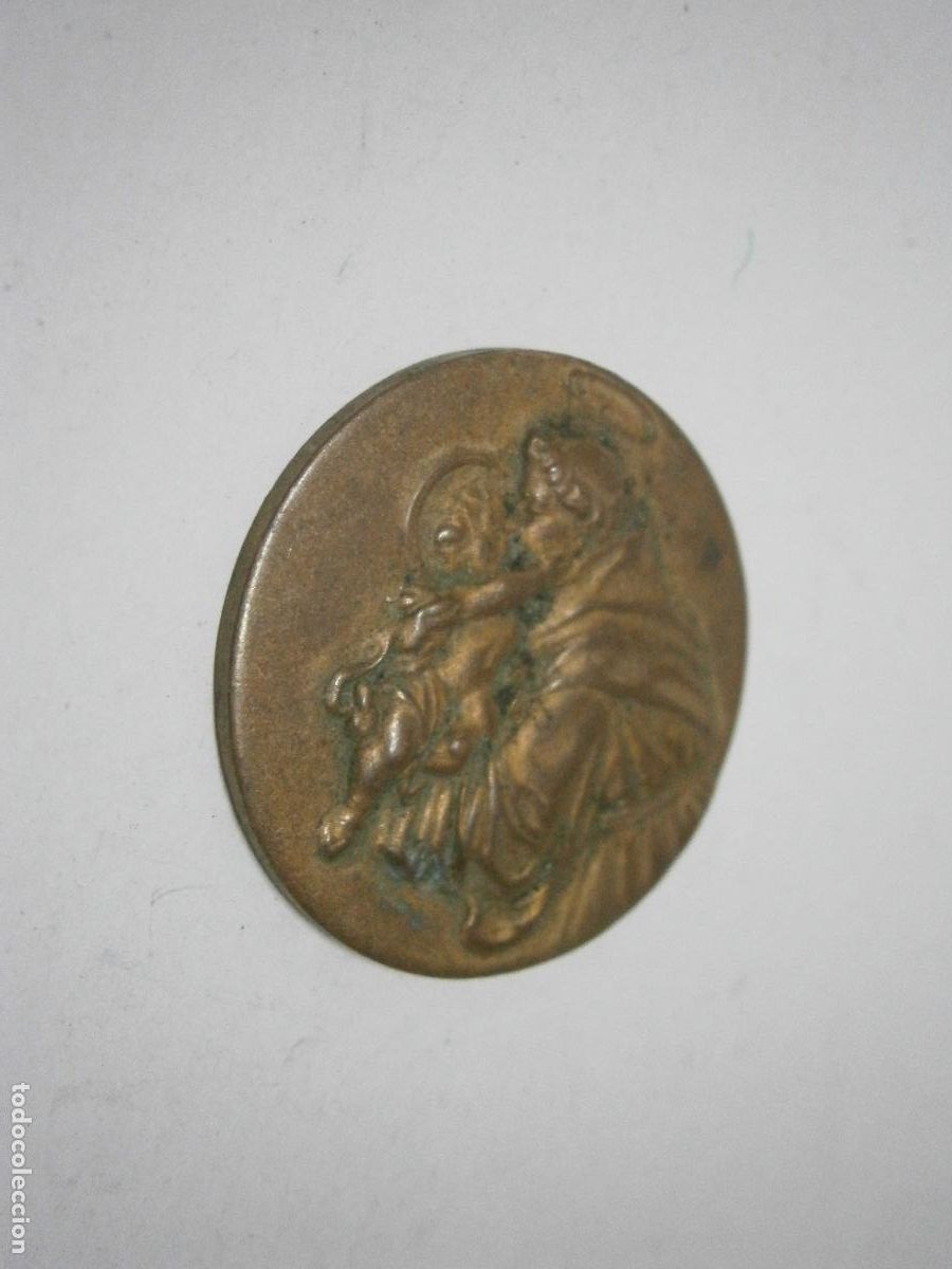 Antig&uuml;edades: ANTIGUA MEDALLA O COLGANTE RELIGIOSO - 11.5