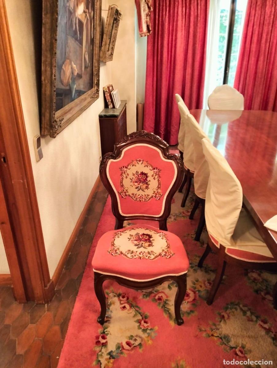 Antig&uuml;edades: Conjunto excepcional de comedor para 16 comensales - Foto 3
