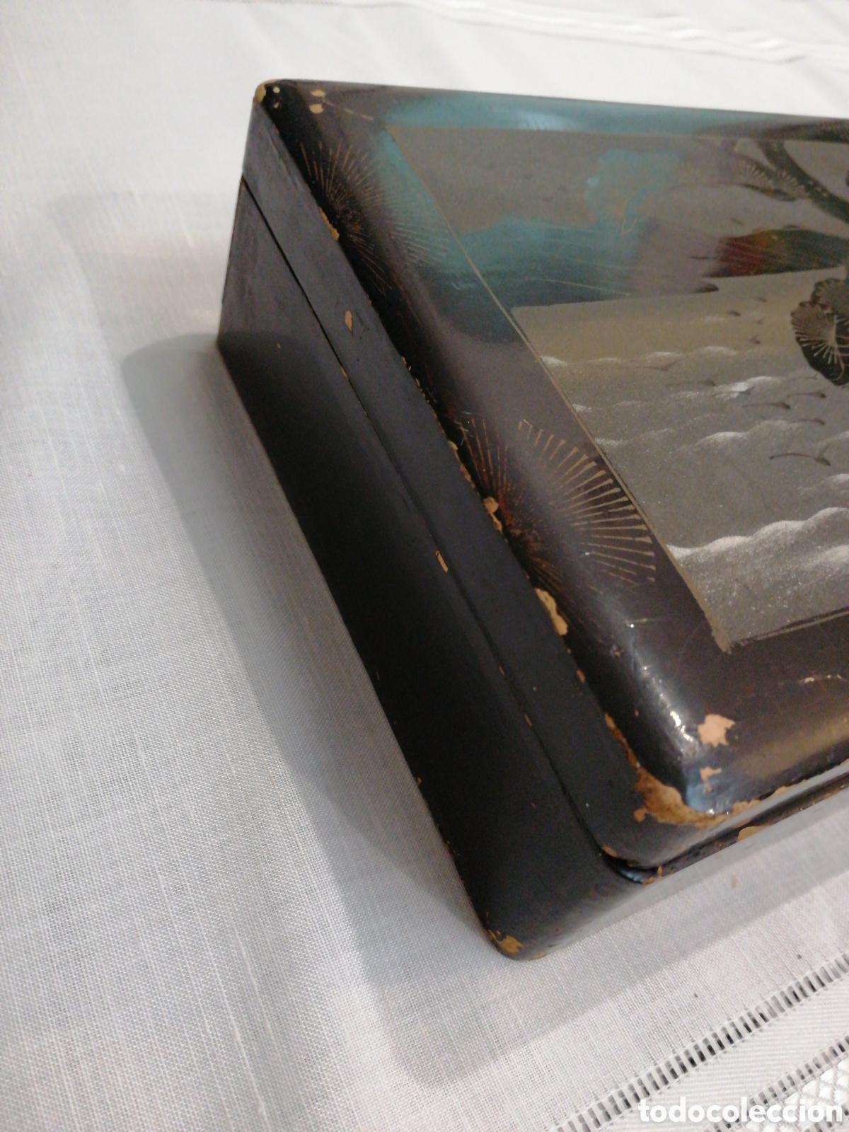 Antig&uuml;edades: Caja lacada oriental - Foto 5