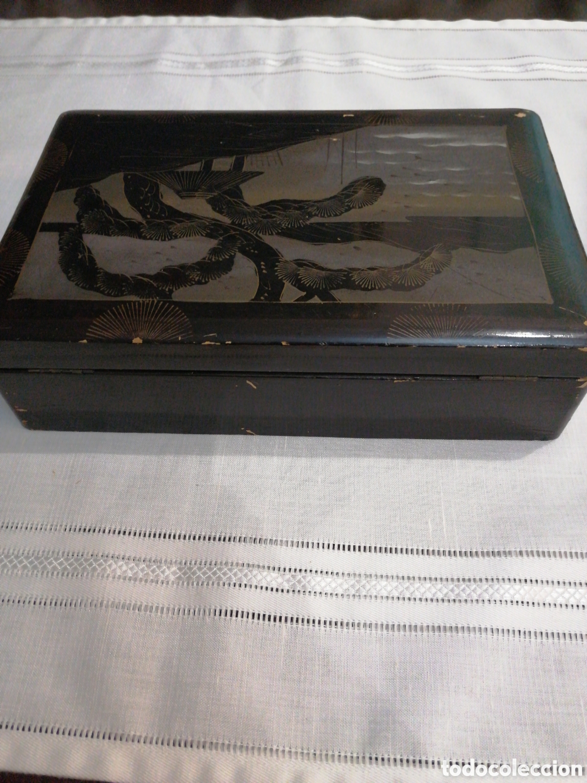 Antig&uuml;edades: Caja lacada oriental - Foto 7
