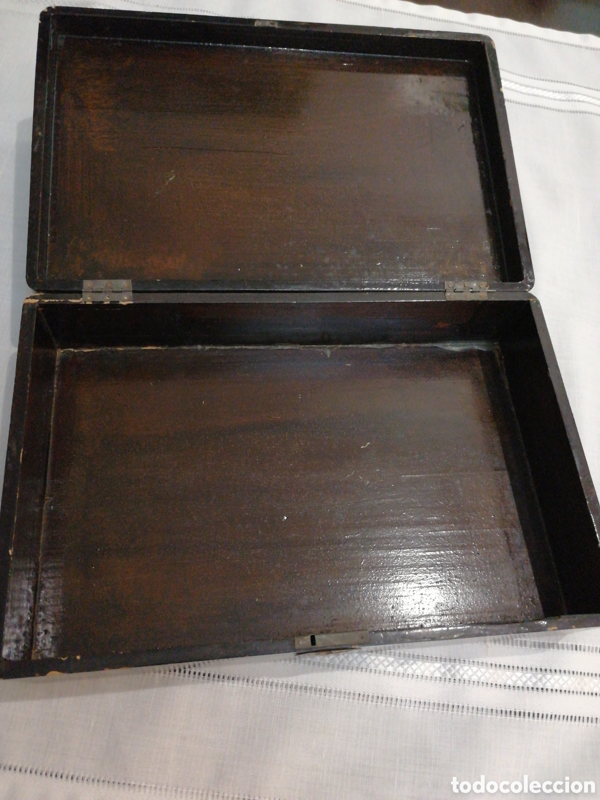 Antig&uuml;edades: Caja lacada oriental - Foto 8