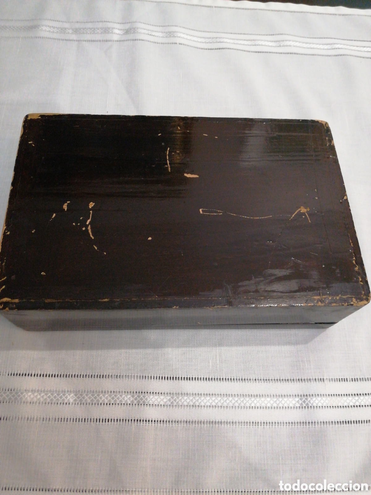 Antig&uuml;edades: Caja lacada oriental - Foto 9