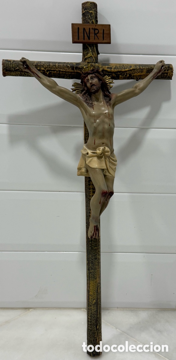 Antiques: ANTIGUO Y PRECIOSO CRISTO CRUCIFICADO DE OLOT