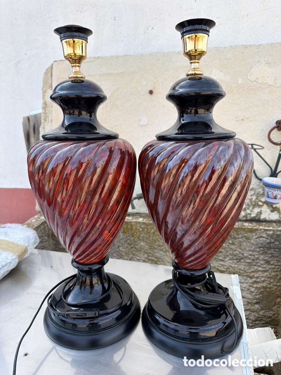 Antig&uuml;edades: Pareja de Manises imperio con sello - Foto 3