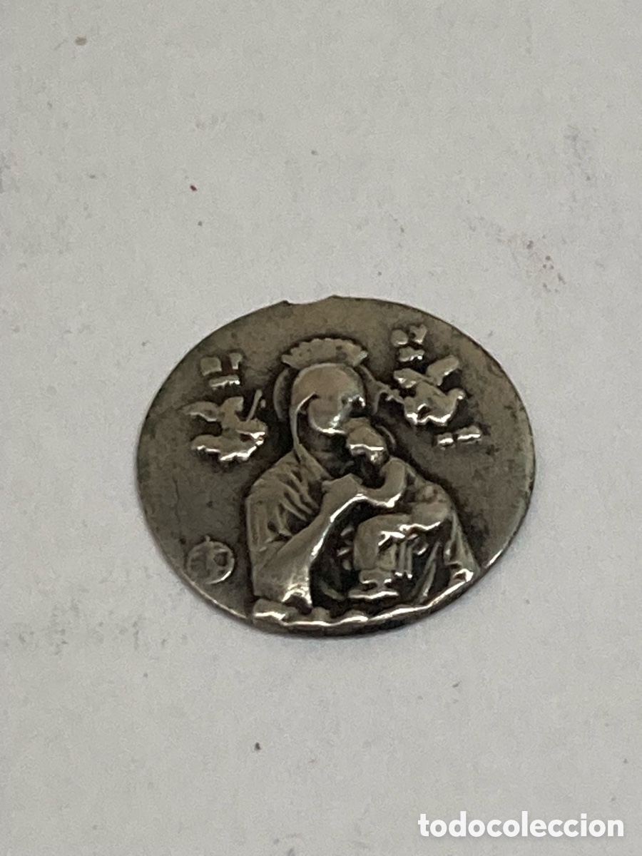 Antig&uuml;edades: Medalla de plata religiosa C554 - Foto 1