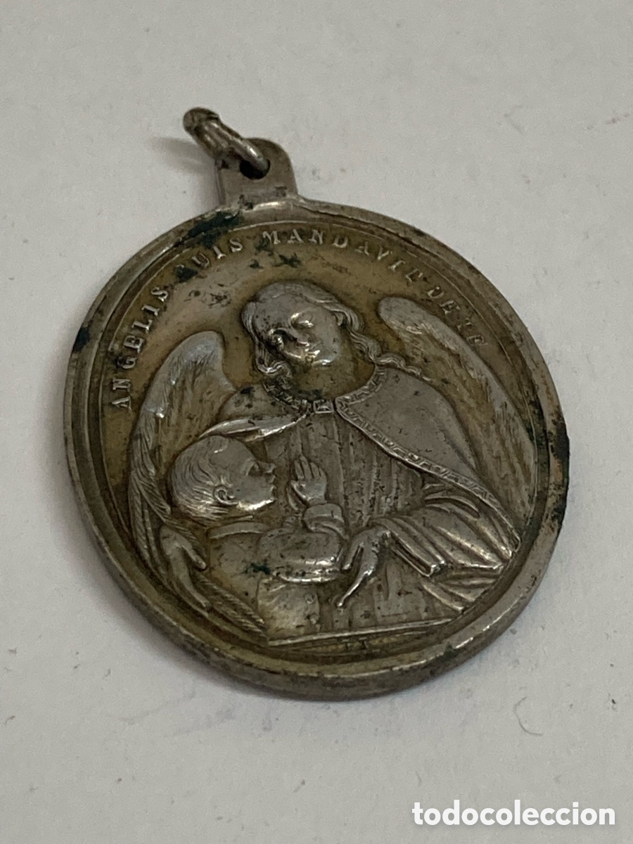 Antig&uuml;edades: Medalla de plata religiosa C554 - Foto 1