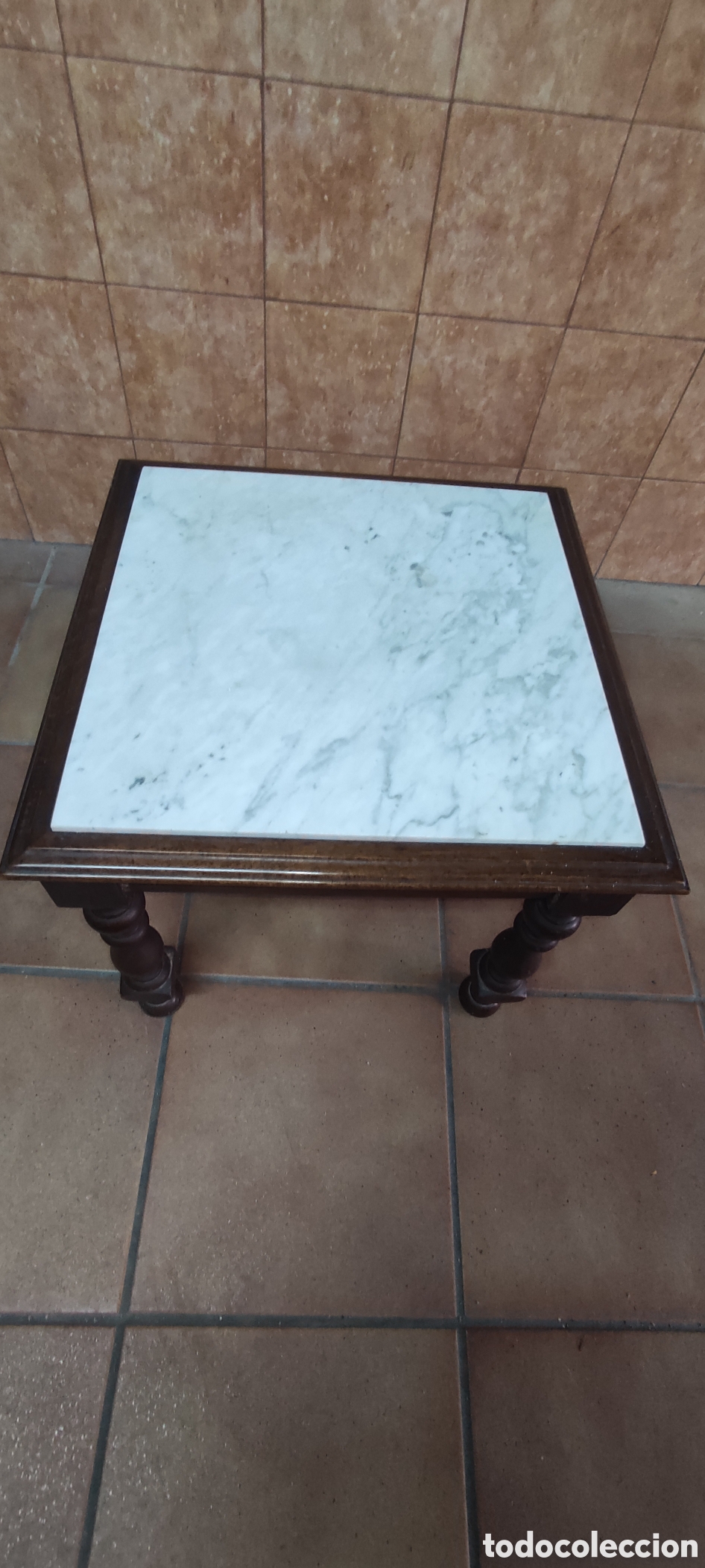 Antig&uuml;edades: Mesa peque&ntilde;a tapade marmol - Foto 4