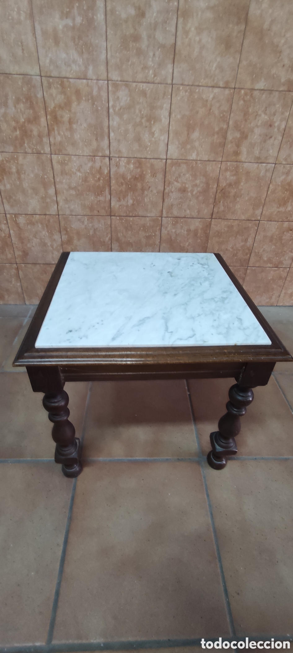 Antig&uuml;edades: Mesa peque&ntilde;a tapade marmol - Foto 7