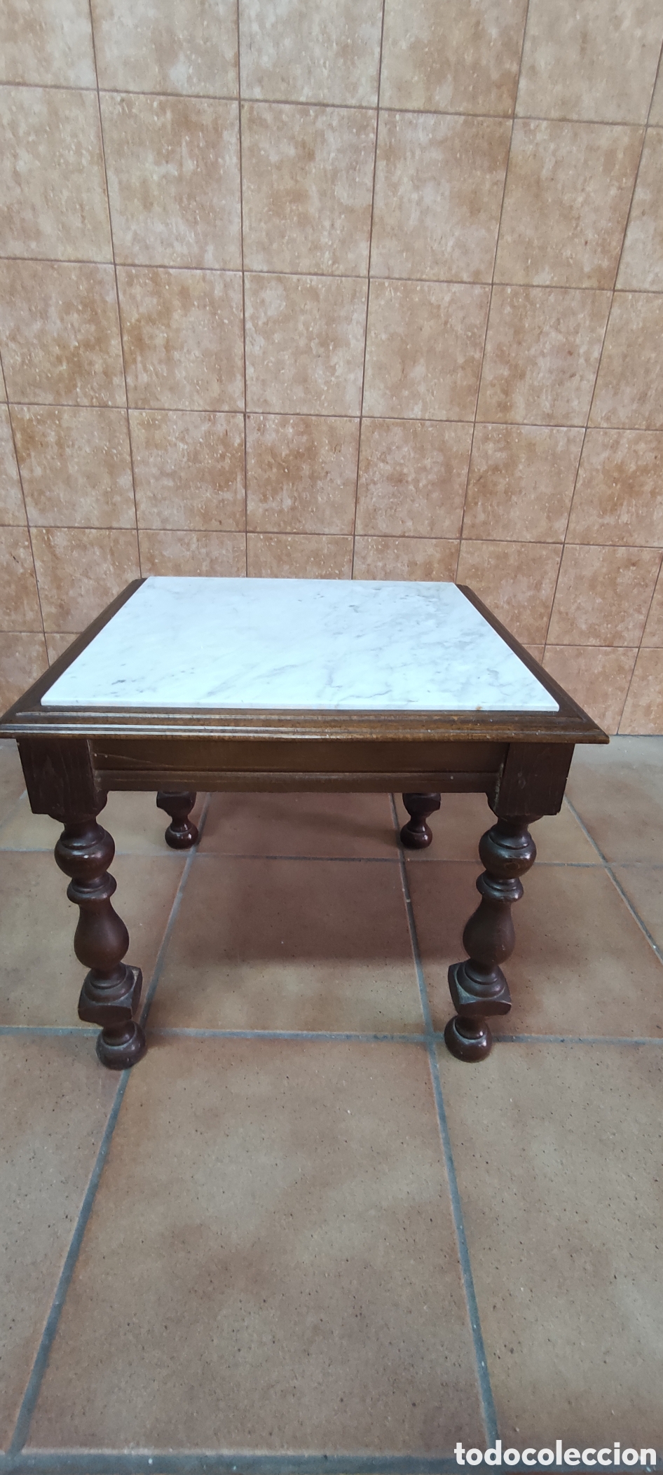 Antig&uuml;edades: Mesa peque&ntilde;a tapade marmol - Foto 8