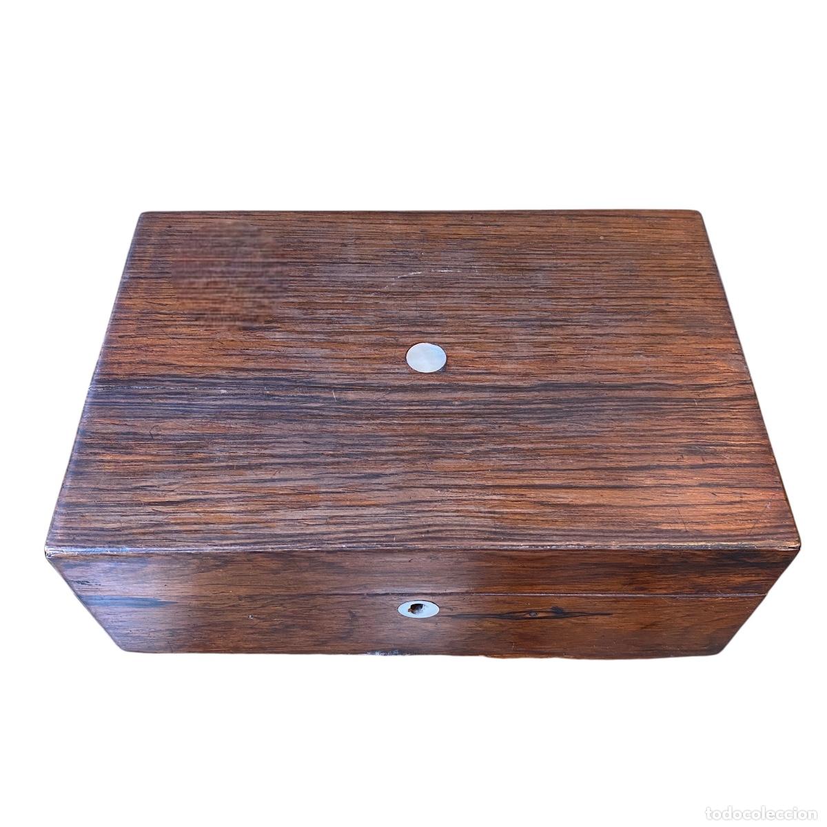 Antig&uuml;edades: Joyero Victoriano de Madera de Palisandro - Foto 2