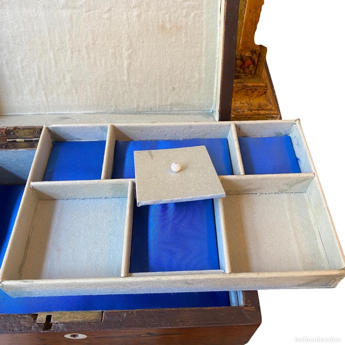 Antig&uuml;edades: Joyero Victoriano de Madera de Palisandro - Foto 5