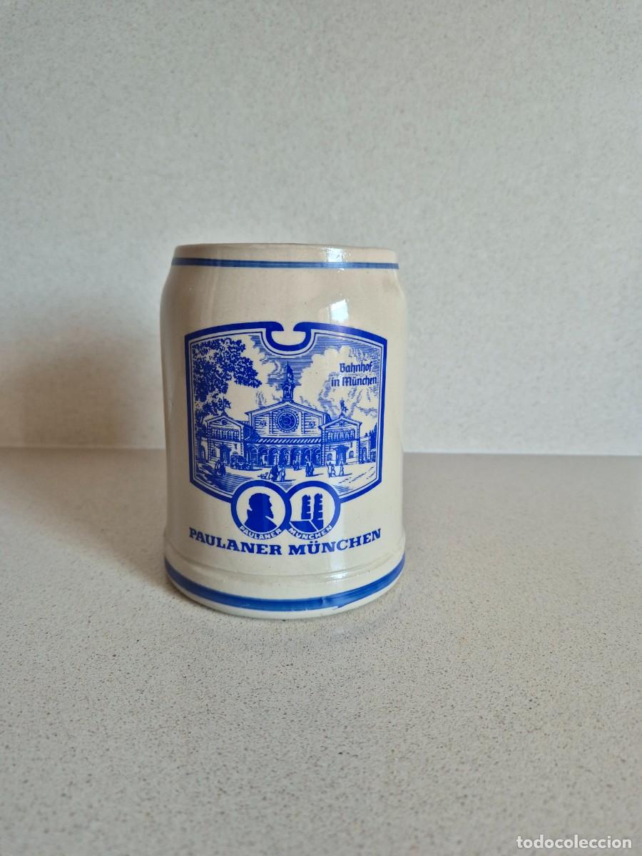 Antig&uuml;edades: Jarra cerveza de ceramica - Foto 1