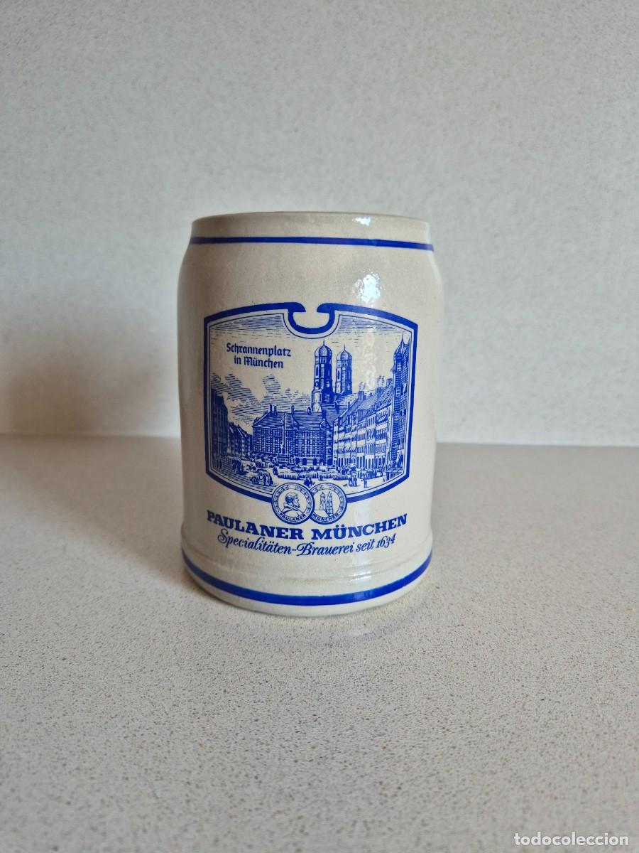 Antig&uuml;edades: Jarra cerveza de ceramica - Foto 1