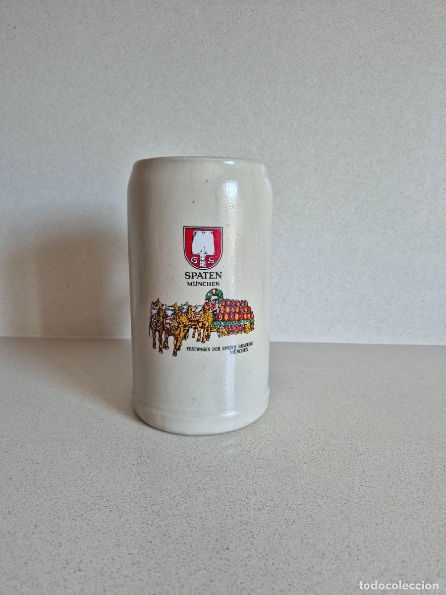 Antig&uuml;edades: Jarra cerveza de ceramica - Foto 1