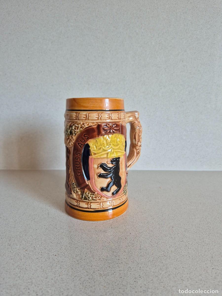 Antig&uuml;edades: Jarra cerveza de ceramica - Foto 1