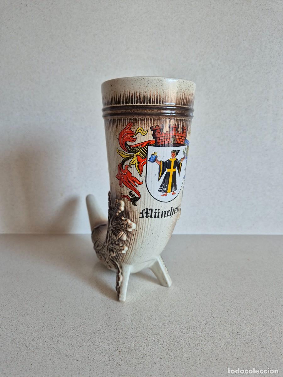 Antig&uuml;edades: Jarra cerveza de ceramica - Foto 1