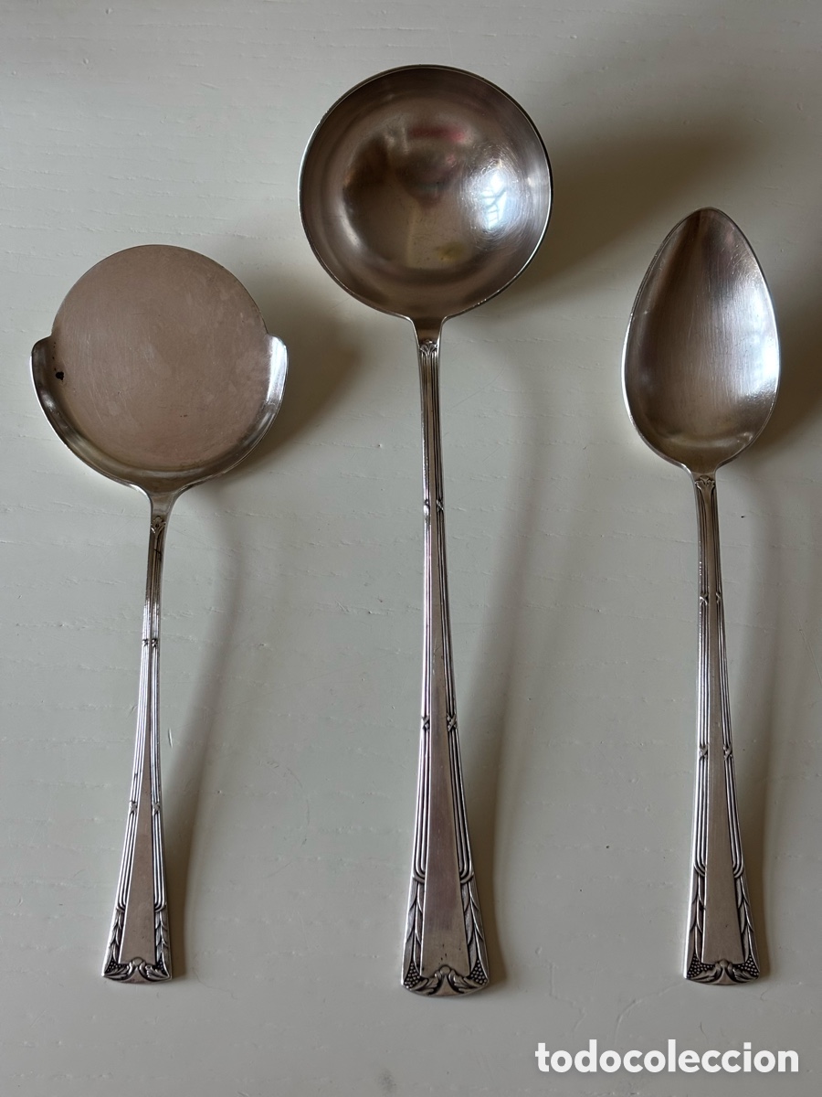 Antig&uuml;edades: Antiguos cubiertos de servir - Foto 2