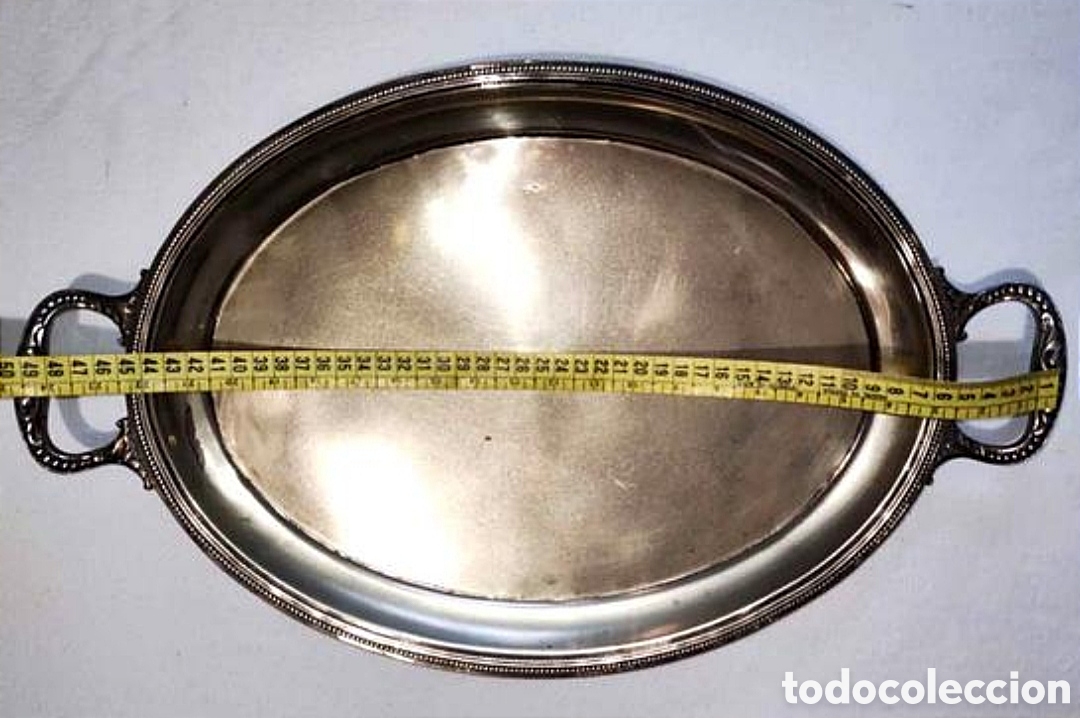 Antig&uuml;edades: Bandeja estilo Imperio - Foto 2