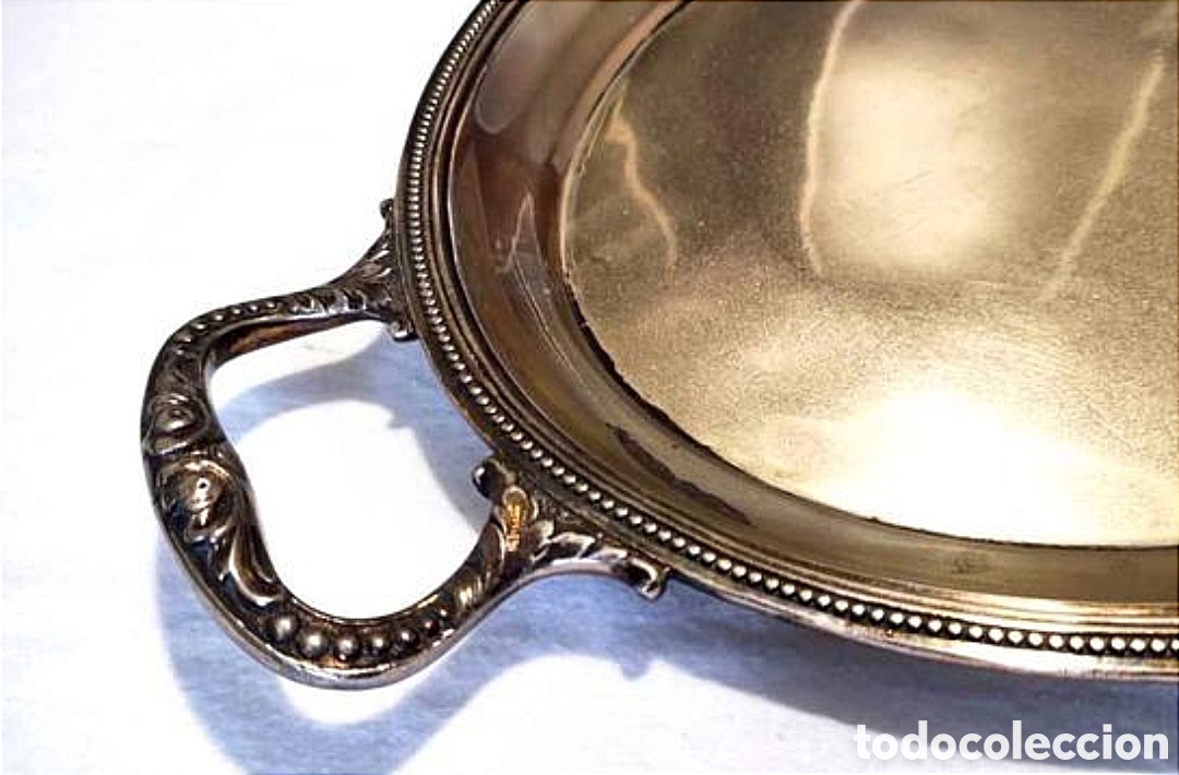 Antig&uuml;edades: Bandeja estilo Imperio - Foto 3