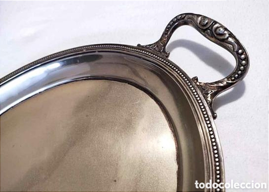 Antig&uuml;edades: Bandeja estilo Imperio - Foto 1