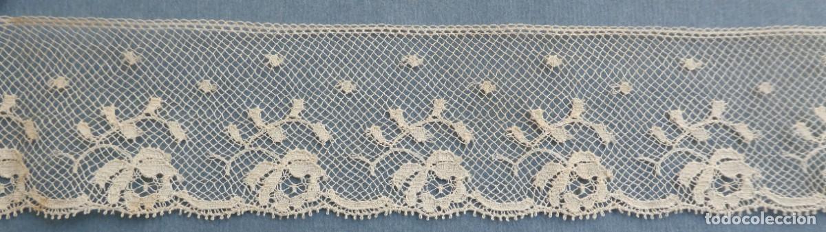 Antig&uuml;edades: ANTIGUO ENCAJE DE VALENCIENNES 54,80M. PPIO.S.XX