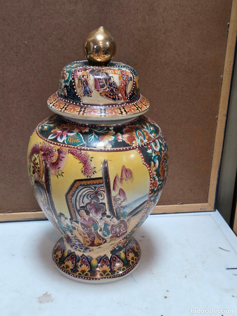 Antig&uuml;edades: jarron de ceramica oriental - Foto 1
