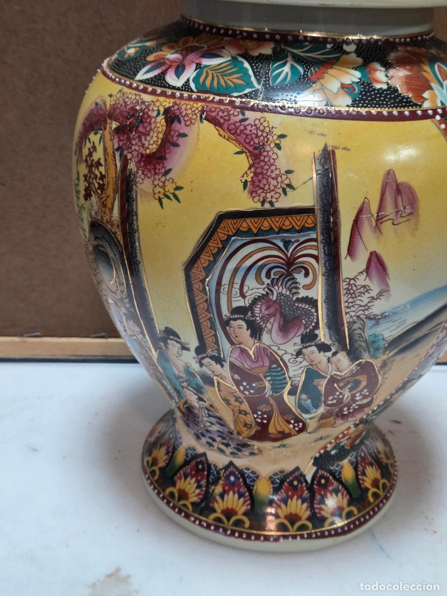Antig&uuml;edades: jarron de ceramica oriental - Foto 2